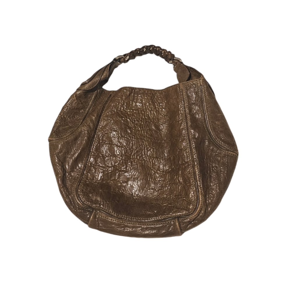 Authentic Givenchy Eclipse Pebbled Leather Should… - image 1